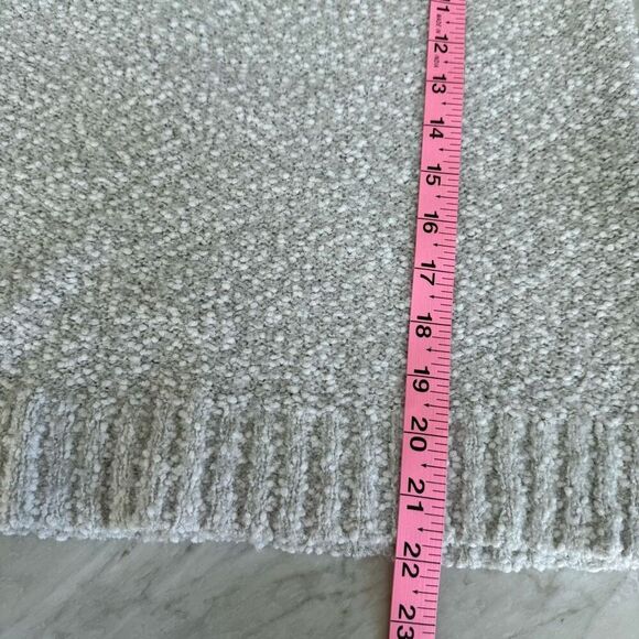 Lilla p textured grey tie shoulder sweater size S - Picture 7 of 7